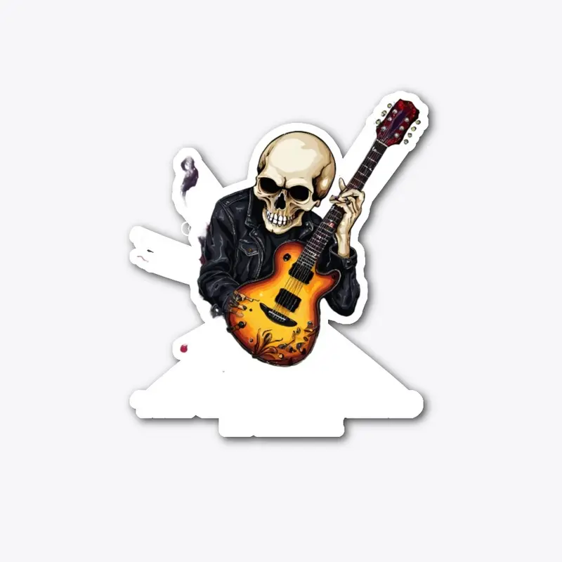 SKULL AND GUITAR