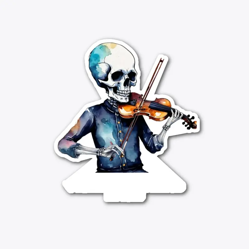 SKULL AND VIOLIN